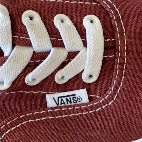 Vans Red Authentic Elastic Lace Slip on - Picture 10 of 10